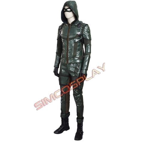 Oliver Queen Cosplay Costume Green Arrow Season 5 Cosplay