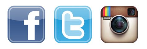 16 Social Media Facebook Twitter YouTube Icons PNG Images ...