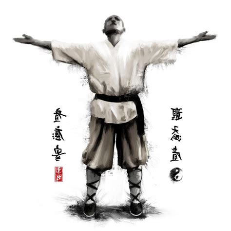 Shaolin Chi Gong Painting By Ilyo Tao Fine Art America