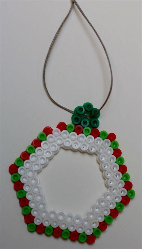 Easy To Make Perler Bead Holiday Ornaments Just Need Perler Beads An