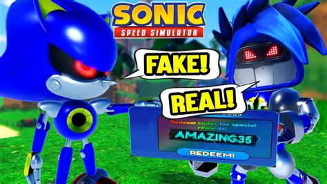 New Hidden Code How To Become Metal Sonic Sonic Speed Simulator