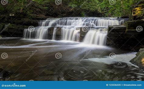 Silky Smooth Waterfall Stock Image Image Of Cascade 123336335
