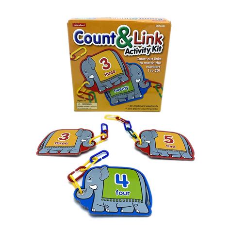 Count And Link Activity Kit Educational Toy Library