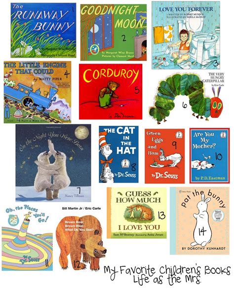 Thoughts For Thursday My Favorite Childrens Books Life As The Mrs