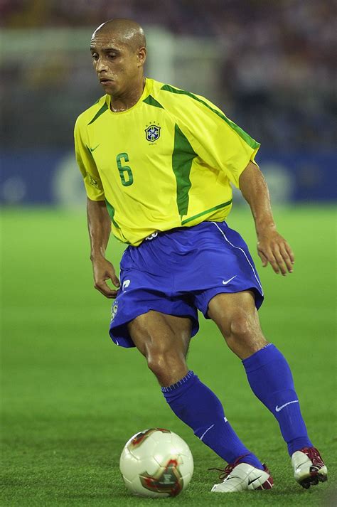 Roberto Carlos Seleção Brasileira De Futebol Camisa Seleção Brasileira Fotografia De Futebol
