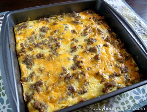 Breakfast Sausage Egg Casserole Without Bread