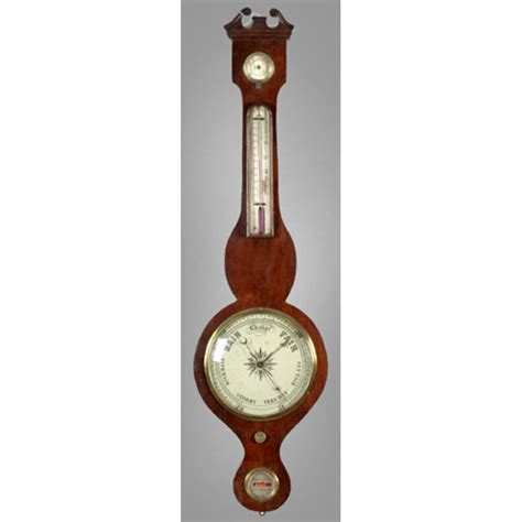 Mahogany Wall Mounted Barometer Cowans Auction House The Midwests