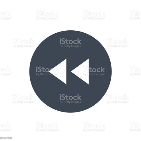 Backward Button Icon Stock Illustration Download Image Now Bending