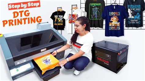 Direct To Garment Dtg Printing Step By Step T Shirt Printing