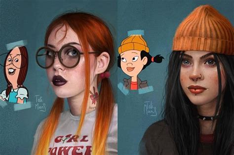 Well have no fear, because buzzfeed's top knot brought five of classic outfit: This Artist Reimagined What Your Favorite Cartoon ...