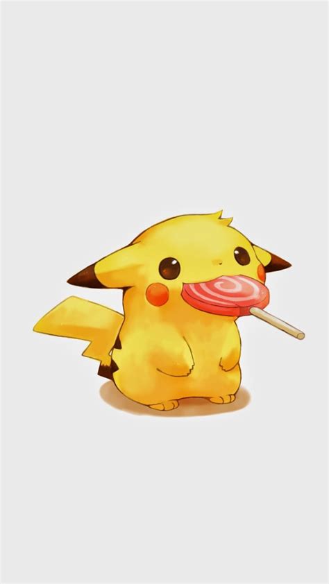 You can also search your favorite pikachu wallpapers or perfect related wallpapers. Pikachu lollipop - Tap to see more cute Pikachu wallpapers! - @mobile9 | Cute cartoon wallpapers ...