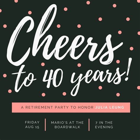 Customize 24 Retirement Party Invitations Templates Online Canva
