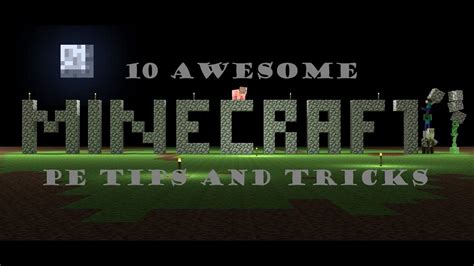 10 Minecraft Pe Tips And Tricks New Year Special Youtube