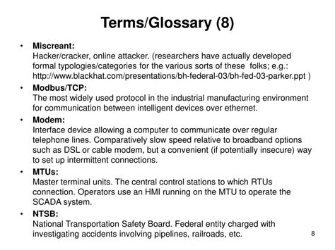 Ppt Termsglossary Powerpoint Presentation Free Download Id355622