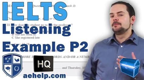 Ielts Listening Section Example Strategies To Score High Ex 2 Youtube