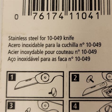 Stanley 11 041 Oem Steel Blade For 10 049 Knife Lot Of 3 Packs Made In
