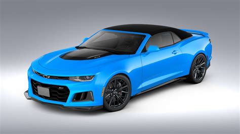 Rapid Blue New 2023 Chevrolet Camaro Zl1 Convertible For Sale In