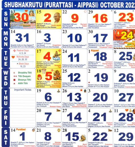 Tamil Monthly Calendar Year August 2022 Tamil Month Full Page