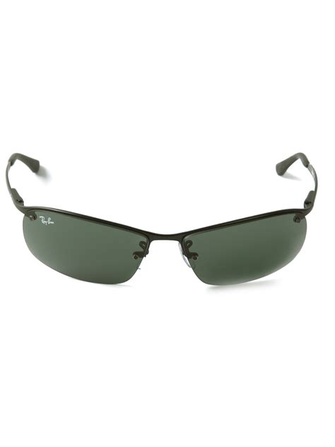 Great savings & free delivery / collection on many items. Ray-Ban Oval Shape Sunglasses in Black for Men - Lyst