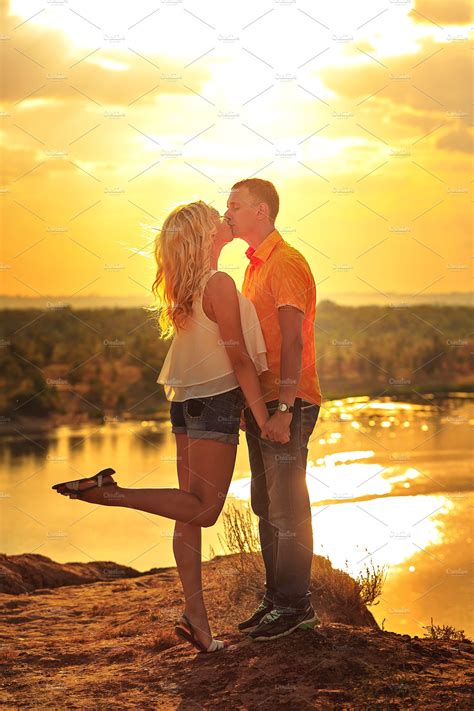Couple Kissing Passionately High Quality People Images ~ Creative Market