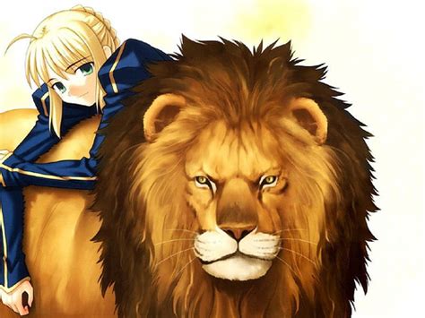 Saber And Lion Fate Stay Night Photo 3796220 Fanpop