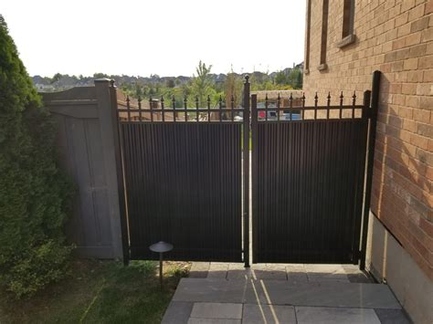 Aluminum Privacy Gate Aluminum Fence Panels Canada