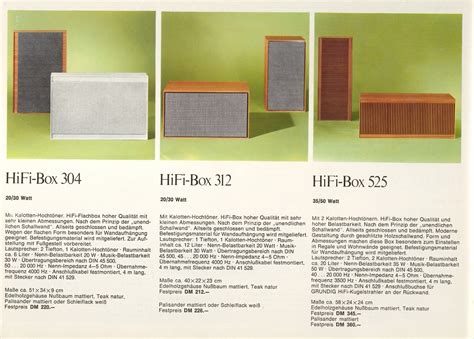 Infrequent Sound Sextex Technology Grundig Hifi Lautsprecher Box 525 1969 72 Made In Germany