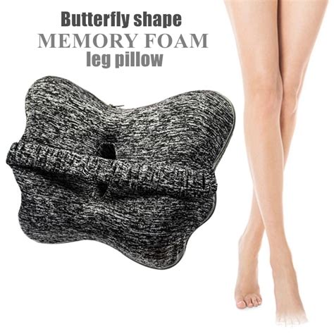 Butterfly Shape Pillow Cover Sleeping Memory Foam Leg Positioner Pillows Knee Support Cushion