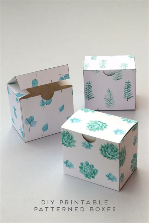 Check spelling or type a new query. DIY PRINTABLE LEAF AND SUCCULENT PATTERNED GIFT BOXES ...