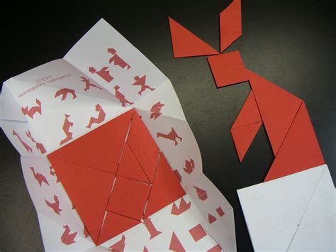 Origami Tangram Present For The Kids On 14th Feb I Love Th Flickr