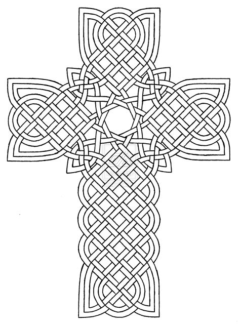 Celtic Cross Design 1 By Baalthezzar Celtic Coloring Cross Coloring