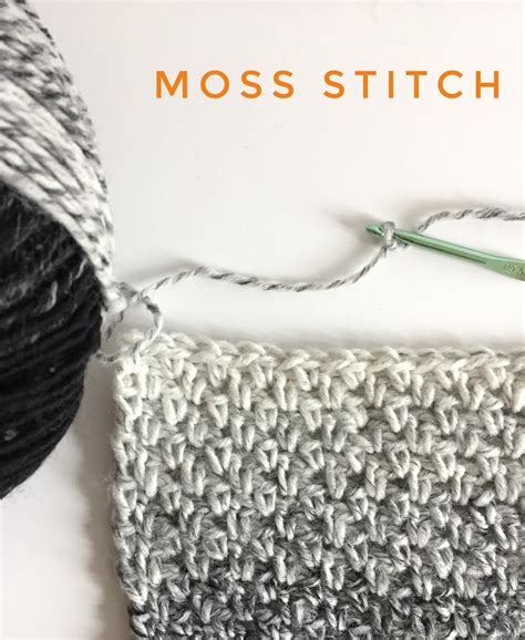 Crochet Moss Stitch Daisy Farm Crafts