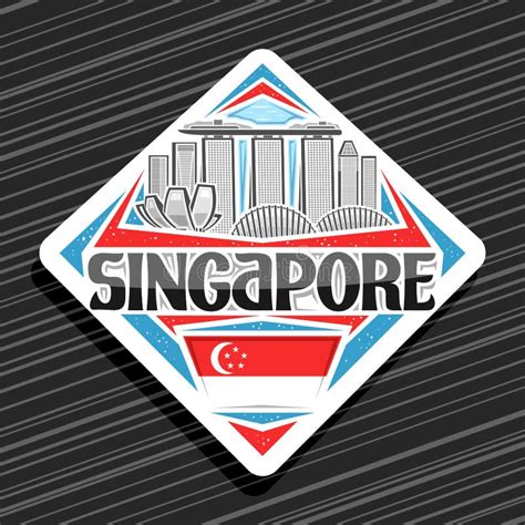 Vector Logo For Singapore Stock Vector Illustration Of Cityscape