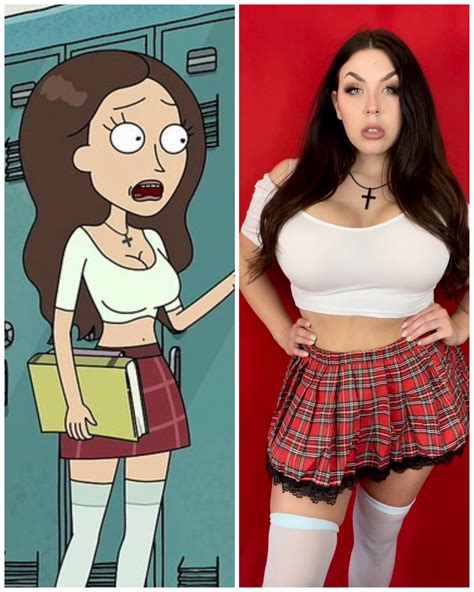 Self Tricia Lange By Jessicafayeab Rick And Morty Cosplay