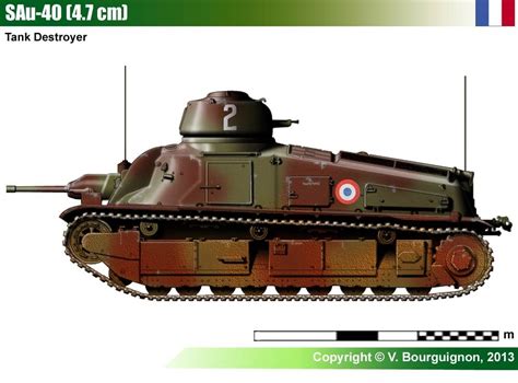 Somua Sau 40 French Tanks Tanks Military Tank Destroyer