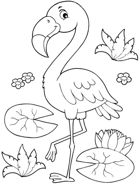flamingo Colorear imágenes