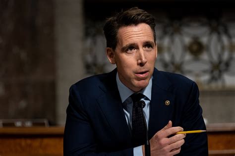 Josh Hawley Vilified For Exhorting Jan 6 Protesters Is Not Backing