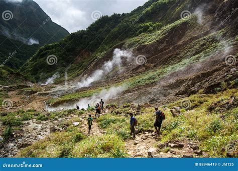 valley of desolation in dominica editorial stock image image of large design 88946419