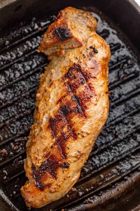 Grilled cuban mojo marinated pork tenderloin saving room. Grilled Pork Tenderloin is tender, juicy and delicious ...