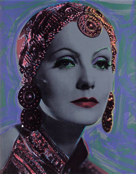 Greta Garbo By Rupert Smith In Collaboration With Andy Warhol 1989