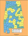 Alabama County Map - Printable Alabama Maps State Outline County Cities ...