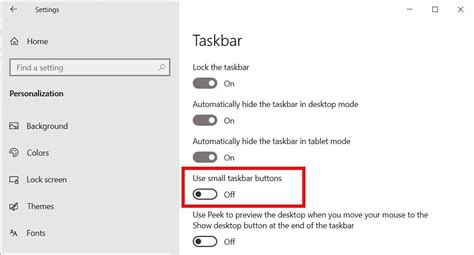 How To Make Taskbar Icons Smaller Windows 10 Windows 10 Facilitates