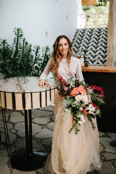 A Tropical Boho Destination Wedding Photo Shoot In Costa Rica