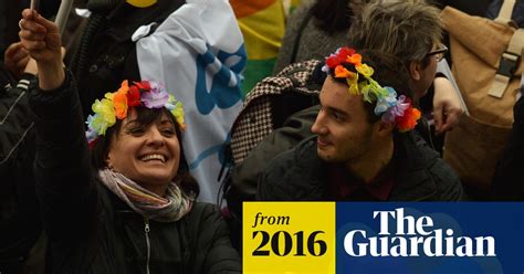 Thousands Gather For Gay Rights Protest In Rome Lgbtq Rights The Guardian