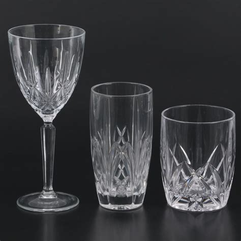 marquis by waterford crystal brookside glasses and sparkle stemware ebth
