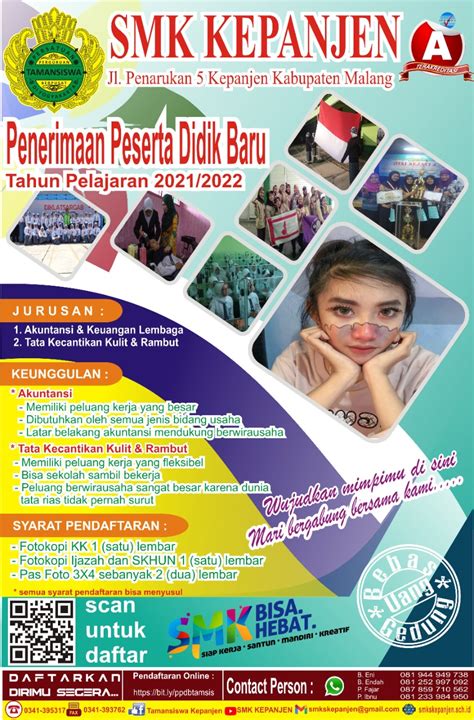 Contoh Brosur Promosi Sekolah Ppt Background Imagesee Images And