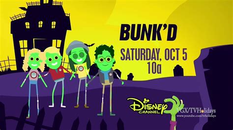 Disney Channel Hd Us Bunked Halloween Advert 2019 Youtube