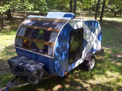 An excellent way to travel with a small towable rv is to consider designing and building a camper known as a teardrop. Zach's Homemade DIY Teardrop Camper and How to Build your Own