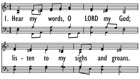 Hear My Words O Lord Digital Songs And Hymns