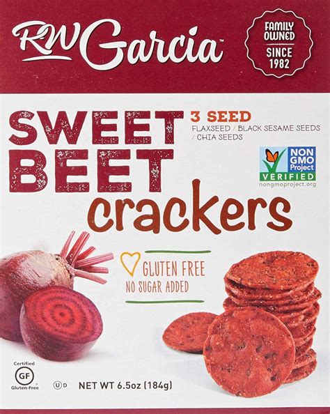 Rw Garcia 3seed Sweet Beet Crackers 6 5 Oz My Green Detox